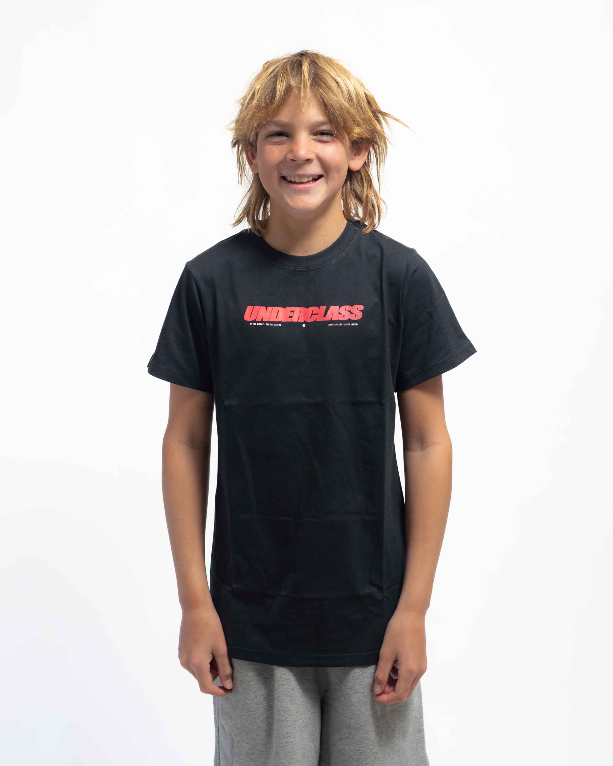 YOUTH FASTLANE TEE - GREY