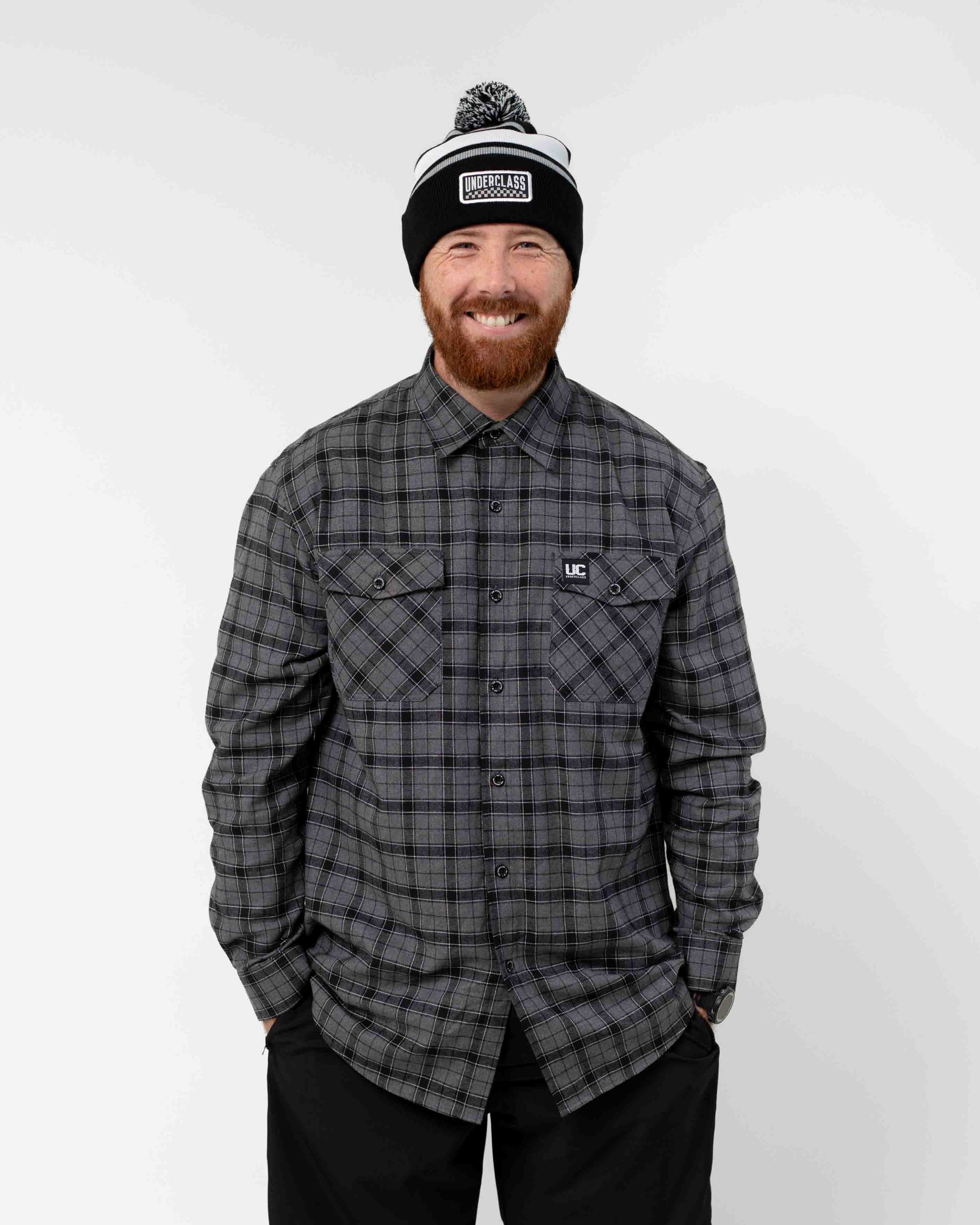 GREY OUTLAW FLANNEL
