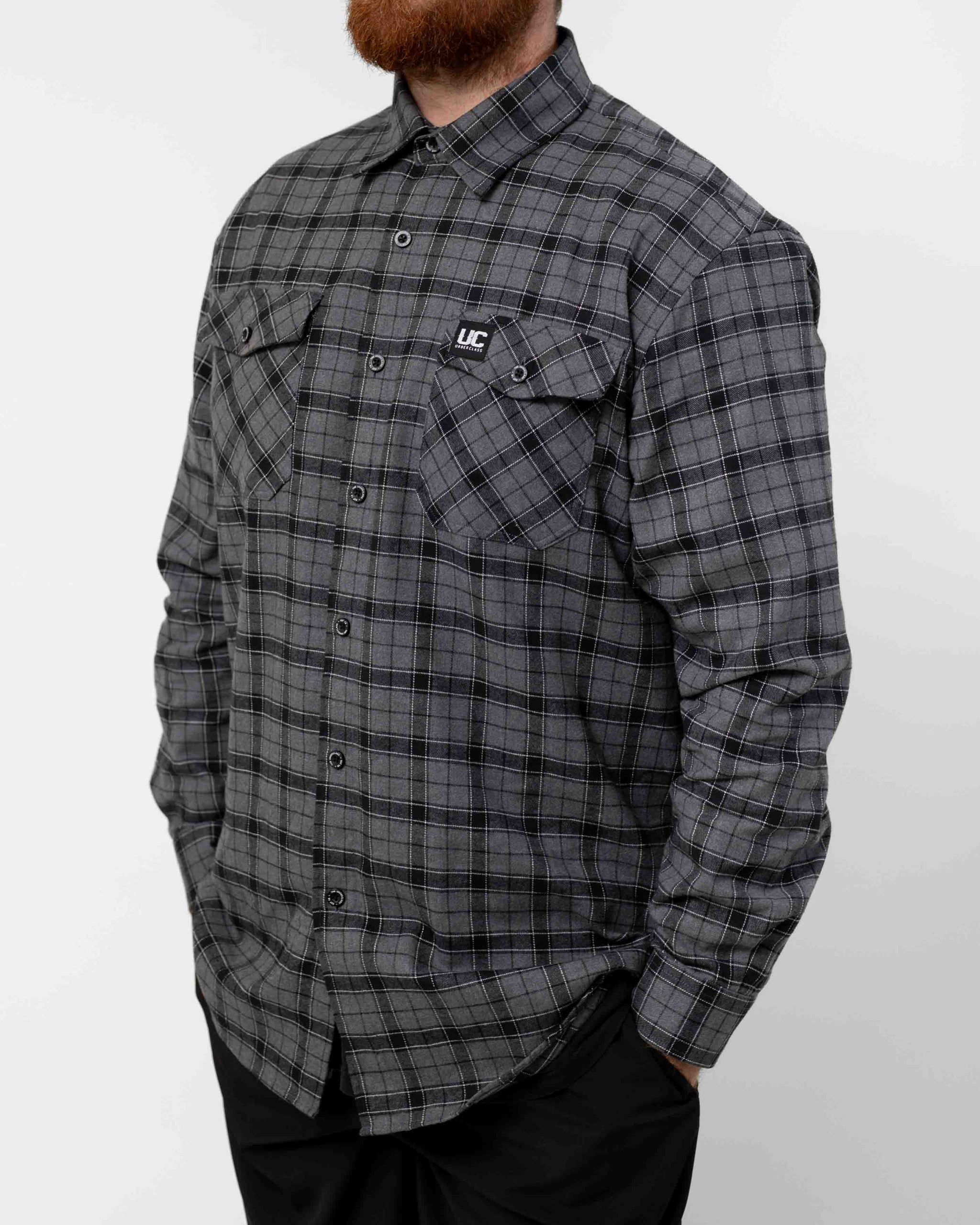 GREY OUTLAW FLANNEL