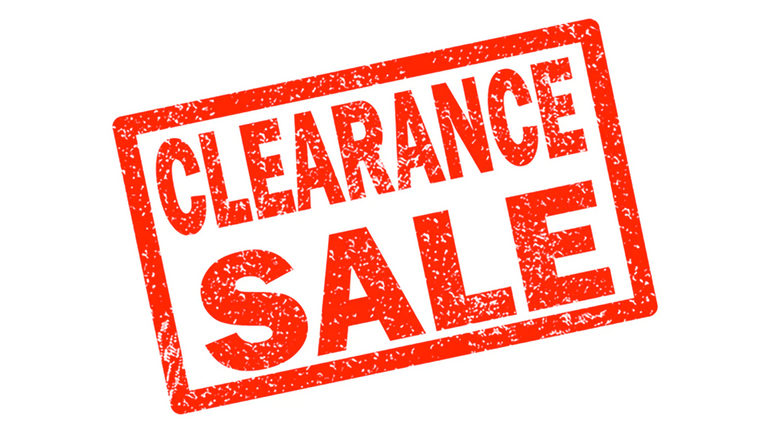 CLEARANCE SALE